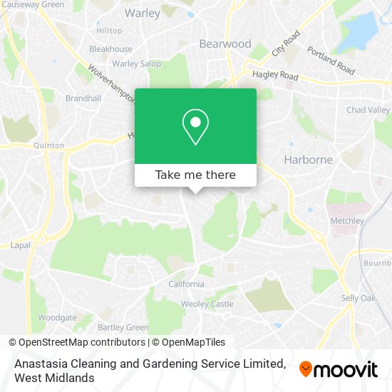 Anastasia Cleaning and Gardening Service Limited map