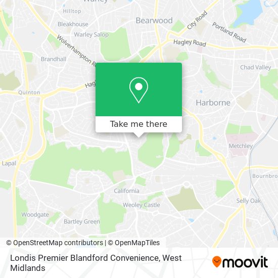 Londis Premier Blandford Convenience map