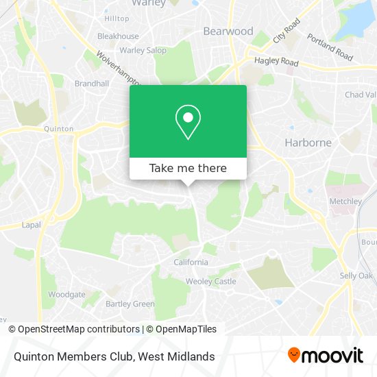 Quinton Members Club map