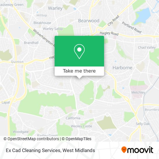 Ex Cad Cleaning Services map