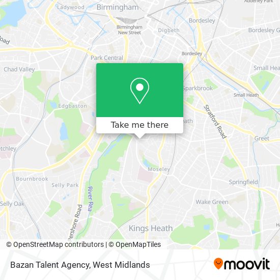 Bazan Talent Agency map