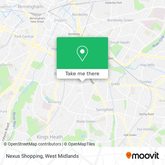 Nexus Shopping map