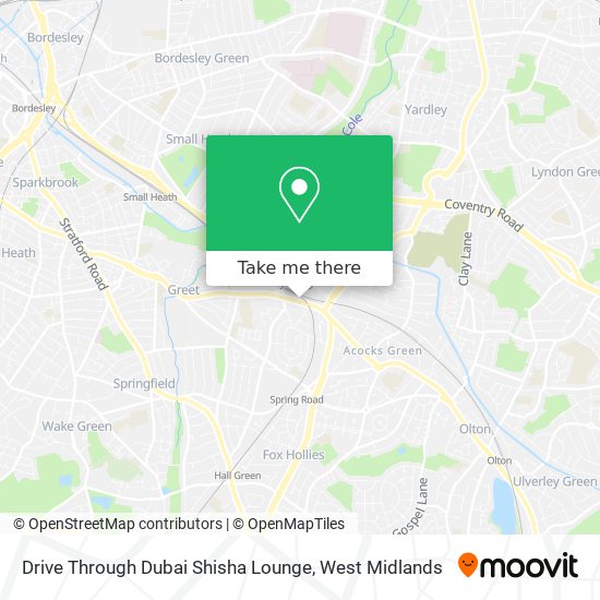 Drive Through Dubai Shisha Lounge map