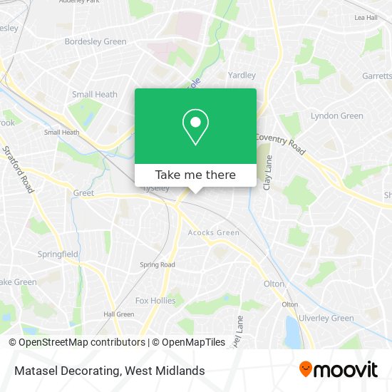 Matasel Decorating map