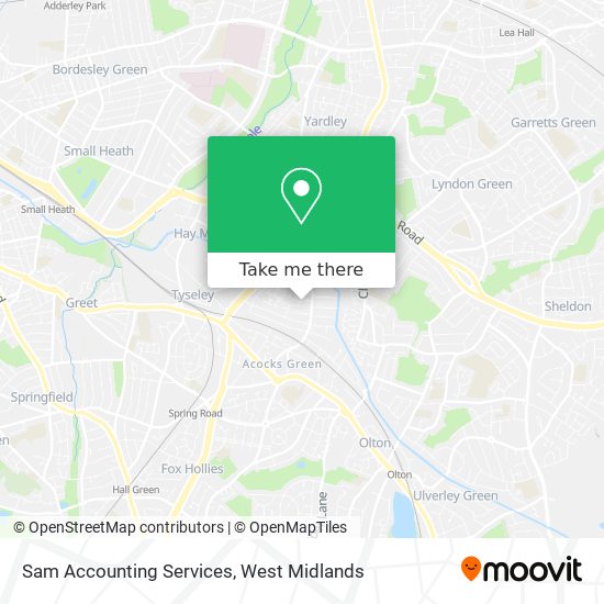 Sam Accounting Services map