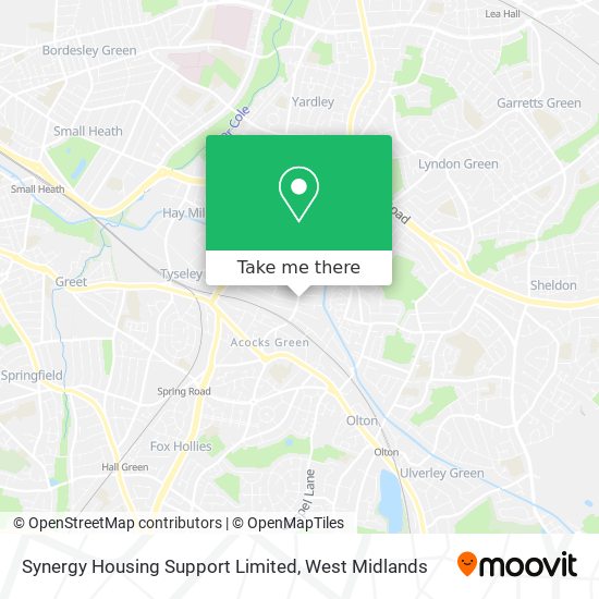 Synergy Housing Support Limited map