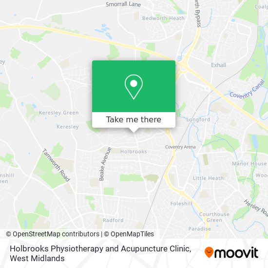 Holbrooks Physiotherapy and Acupuncture Clinic map