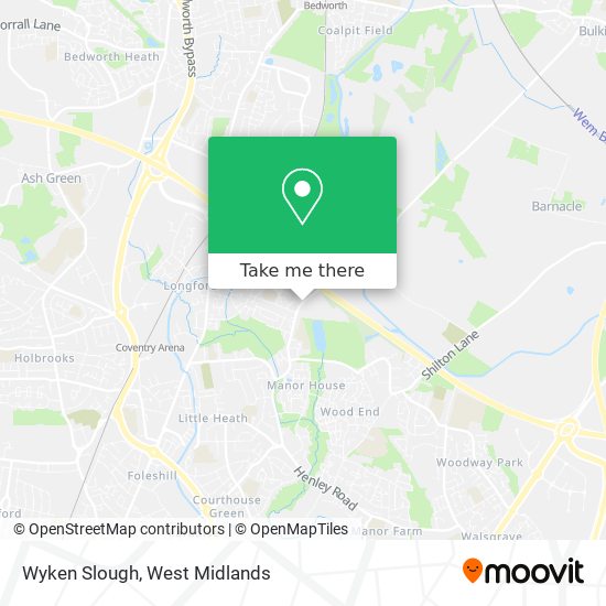 Wyken Slough map