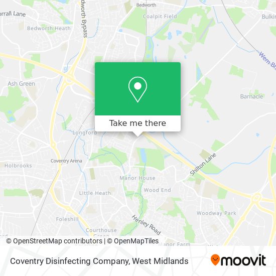 Coventry Disinfecting Company map