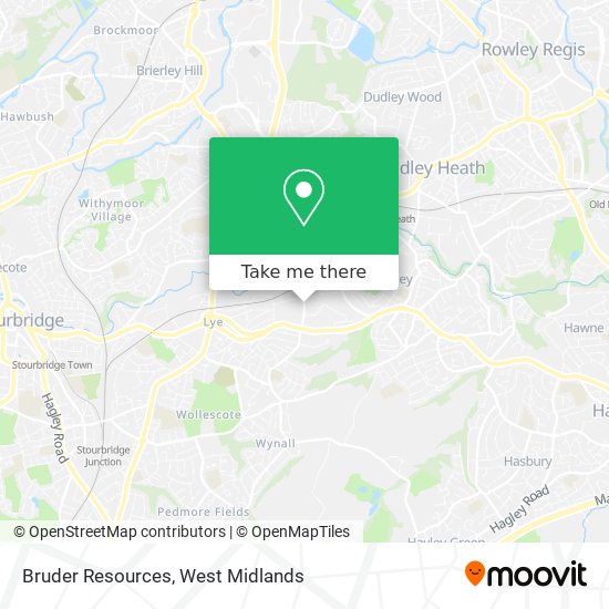 Bruder Resources map