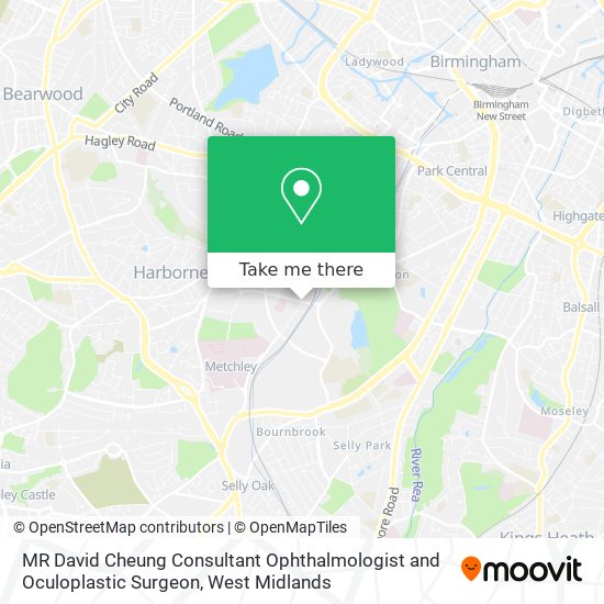 MR David Cheung Consultant Ophthalmologist and Oculoplastic Surgeon map