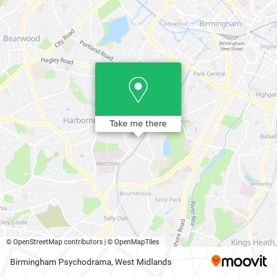 Birmingham Psychodrama map