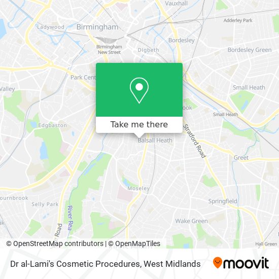 Dr al-Lami's Cosmetic Procedures map