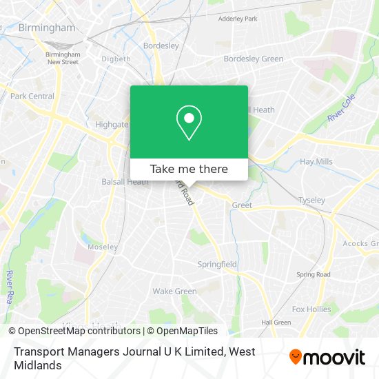 Transport Managers Journal U K Limited map