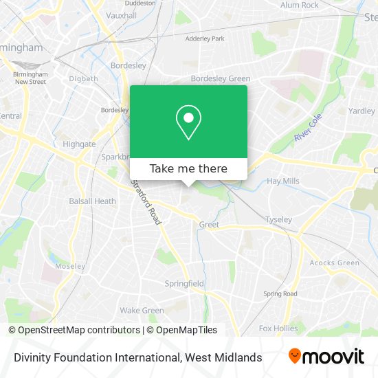 Divinity Foundation International map