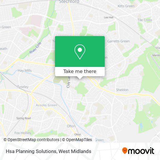 Hsa Planning Solutions map