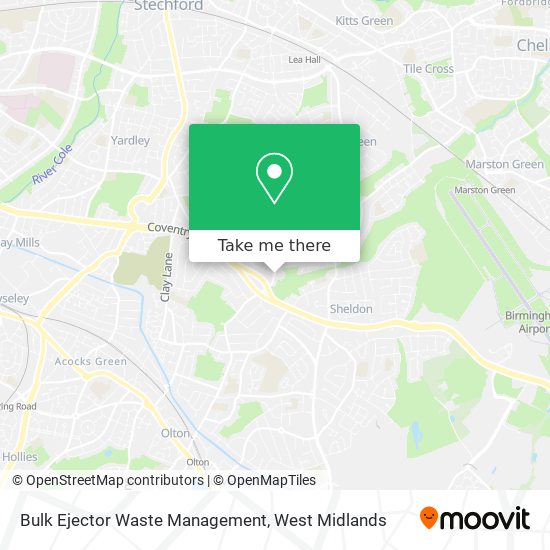 Bulk Ejector Waste Management map