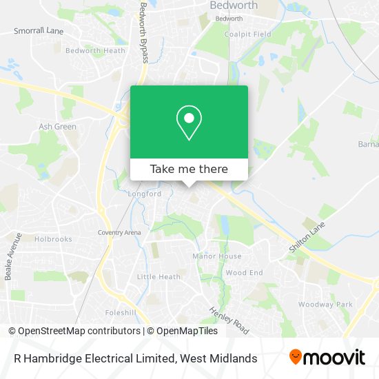 R Hambridge Electrical Limited map