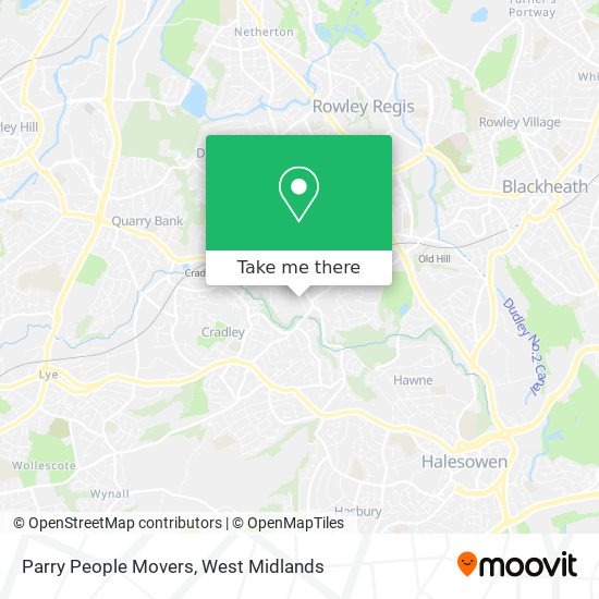 Parry People Movers map