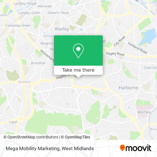 Mega Mobility Marketing map