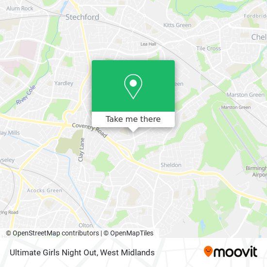 Ultimate Girls Night Out map