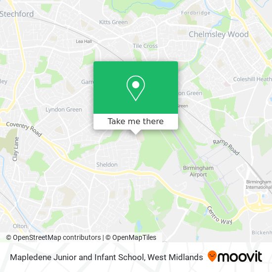 Mapledene Junior and Infant School map