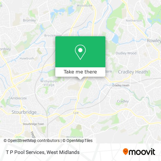 T P Pool Services map