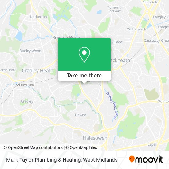 Mark Taylor Plumbing & Heating map