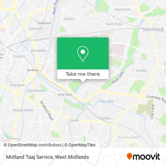 Midland Taaj Service map