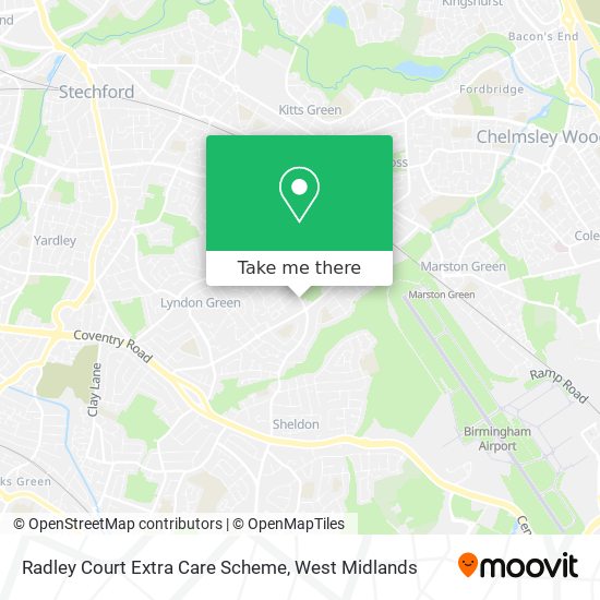 Radley Court Extra Care Scheme map