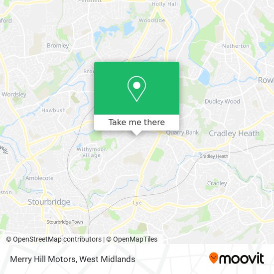 Merry Hill Motors map