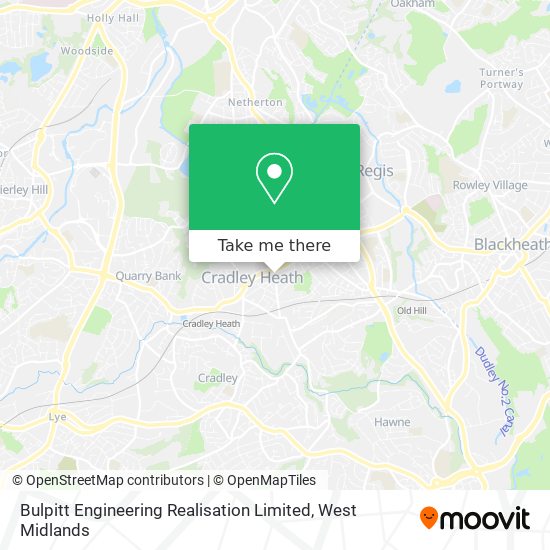 Bulpitt Engineering Realisation Limited map