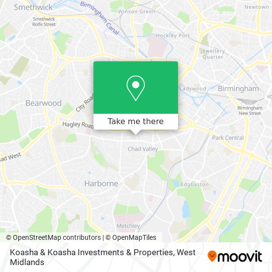 Koasha & Koasha Investments & Properties map