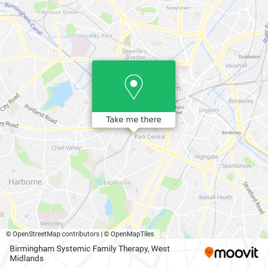 Birmingham Systemic Family Therapy map