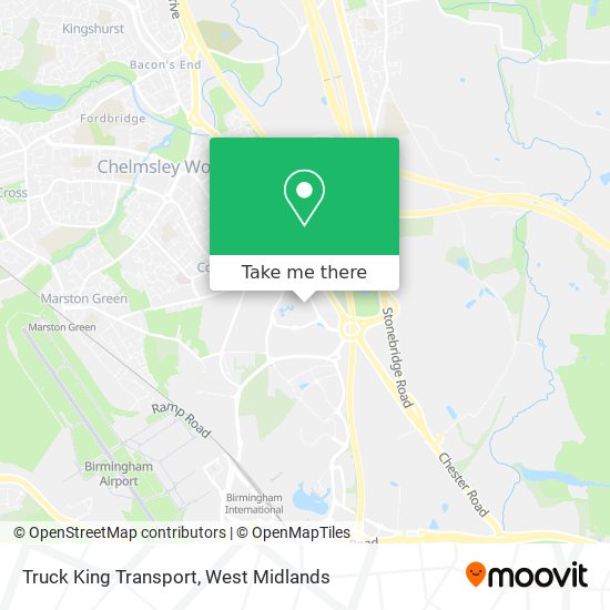 Truck King Transport map