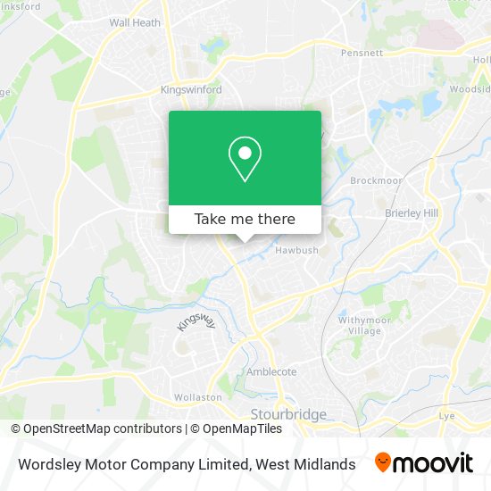 Wordsley Motor Company Limited map