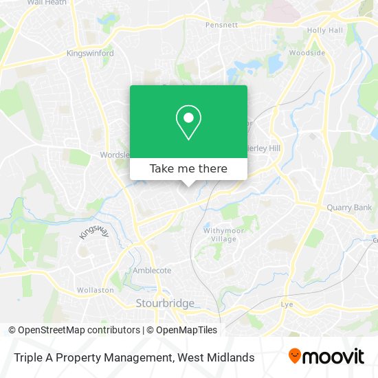 Triple A Property Management map