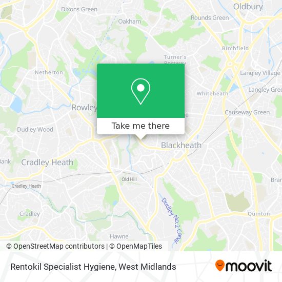 Rentokil Specialist Hygiene map