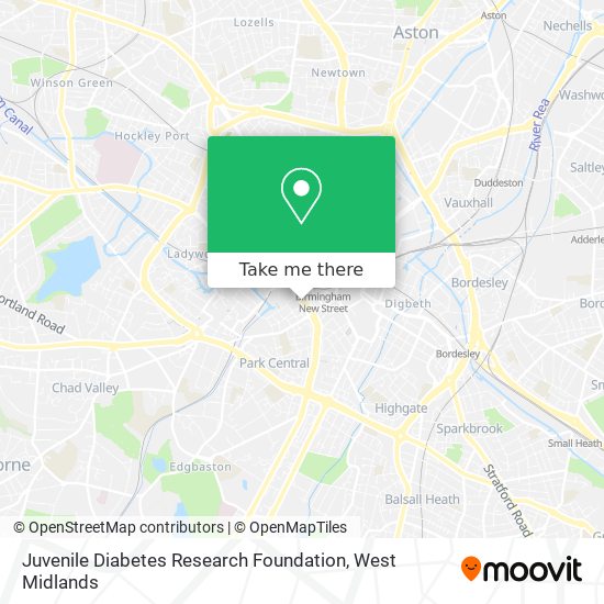 Juvenile Diabetes Research Foundation map