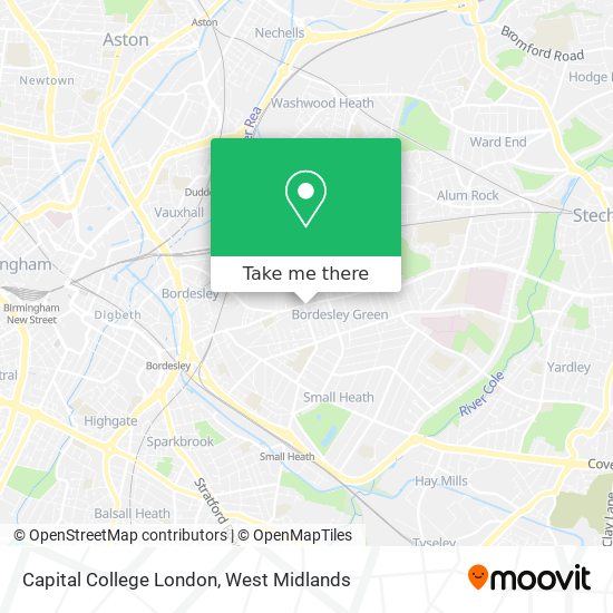 Capital College London map