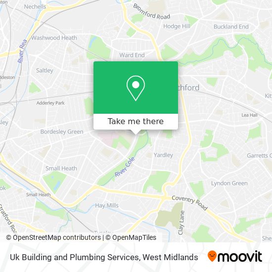 Uk Building and Plumbing Services map