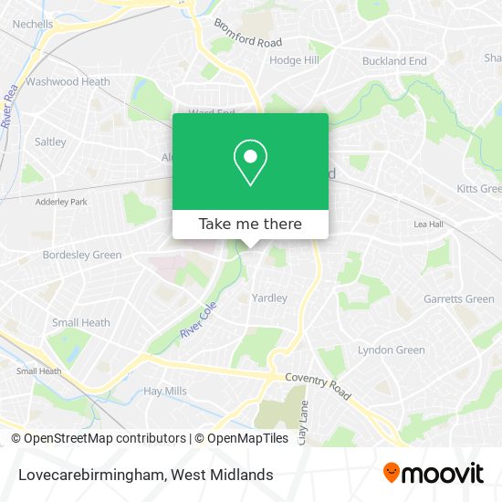 Lovecarebirmingham map