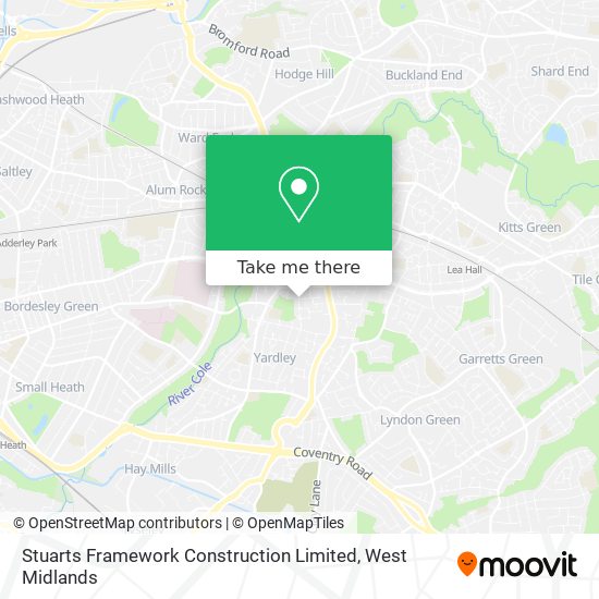 Stuarts Framework Construction Limited map