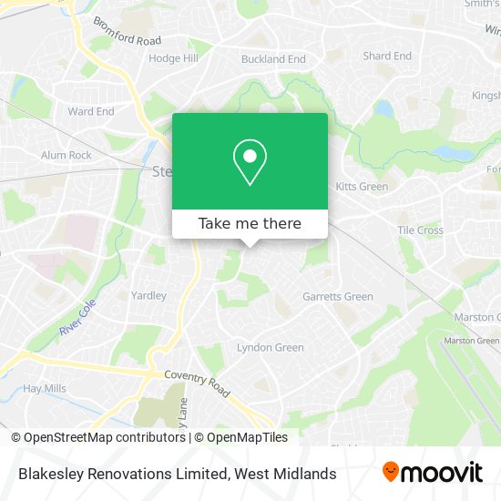 Blakesley Renovations Limited map