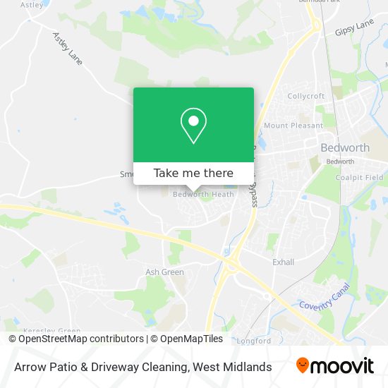Arrow Patio & Driveway Cleaning map