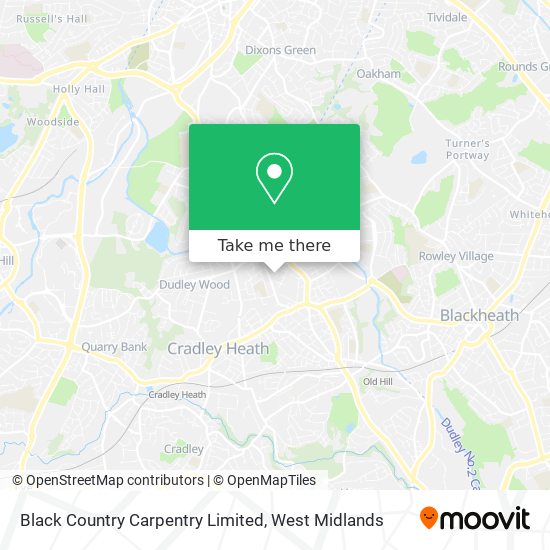 Black Country Carpentry Limited map