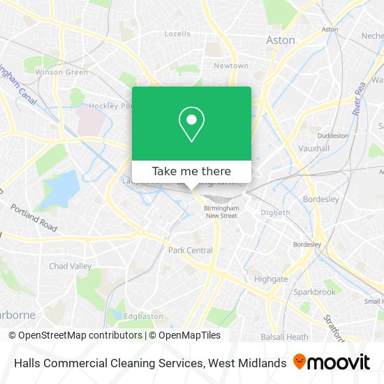 Halls Commercial Cleaning Services map