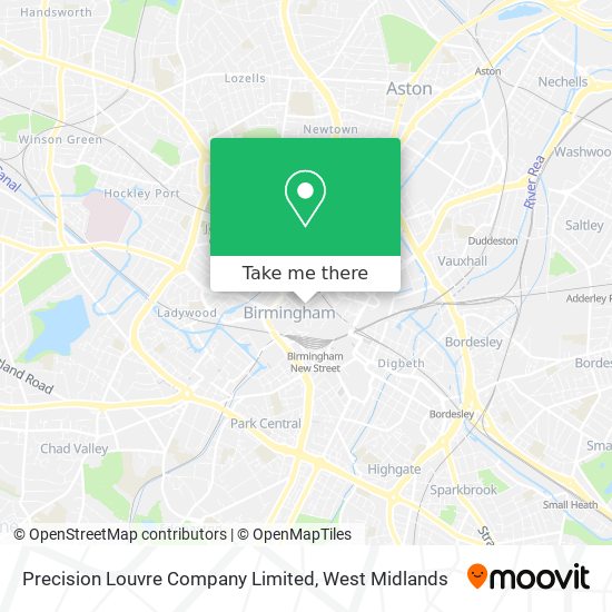 Precision Louvre Company Limited map