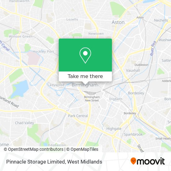 Pinnacle Storage Limited map