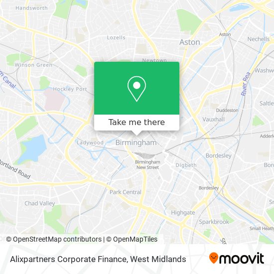 Alixpartners Corporate Finance map